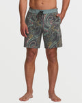 Good Times Lo Tide 18 Boardshorts - Dark Slate