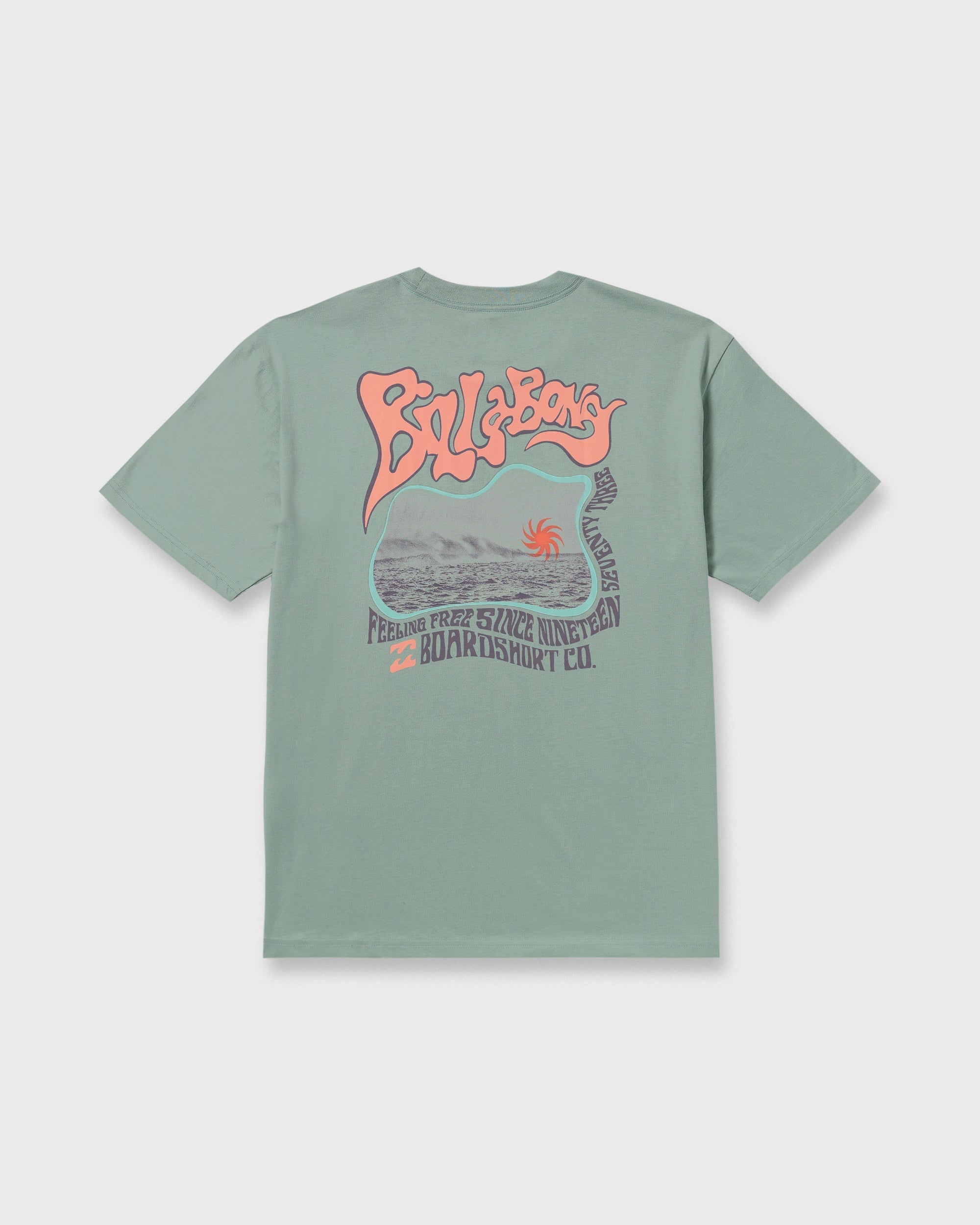 Morning Haze Regular Short Sleeve T-Shirt - Mineral Blue